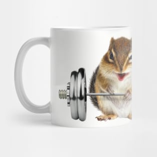 hamster deadlift Mug